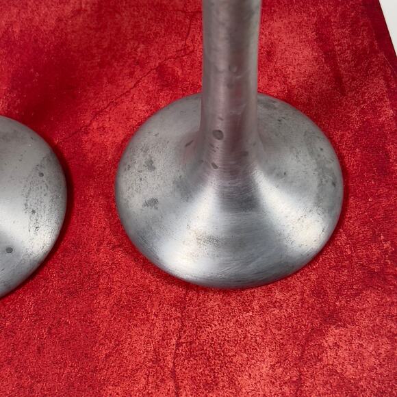 Ikea Kagla Aluminum Candle Holders Pair of 2 Scandinavian Y2K 14.5" & 10". - Picture 13 of 16
